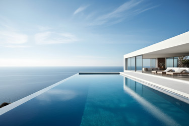 Роскошная жилая вилла. Отель Sun relax. Генерировать искусственный интеллект - yliv