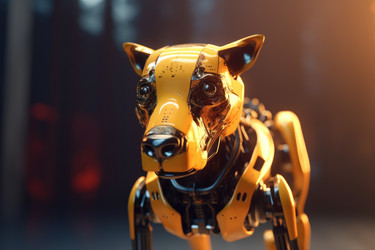 Робот-3d-собака. Генерировать искусственный интеллект - yliv