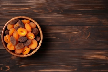 Выложите в миску вкусные абрикосы. Генерировать искусственный интеллект - yliv