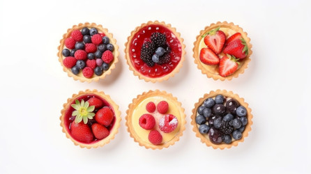 Вкусные сладкие тарталетки ягодные ягоды. Создать ИИ - yliv