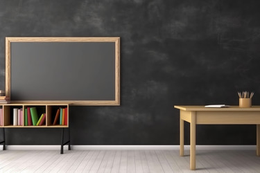 Empty classroom. Generate Ai - yliv