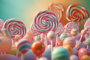 Конфета - сладкий леденец на палочке. Генерировать искусственный интеллект - yliv