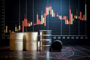 График барреля нефти марки Brent. Генерировать искусственный интеллект - yliv