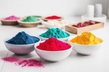 Ceramic bowl powder. Generate Ai - yliv