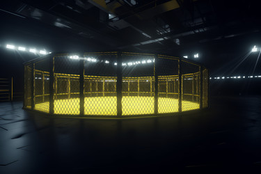Кейдж-арена Ufc. Генерировать искусственный интеллект - yliv