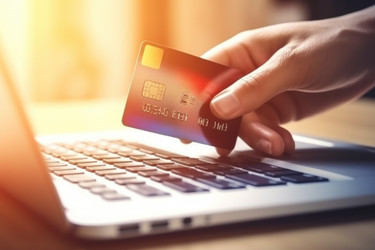Ноутбук с кредитной картой. Генерировать искусственный интеллект - yliv
