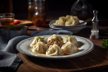 Хинкали грузинской кухни. Кулинарные шедевры. Генерировать искусственный интеллект - yliv
