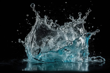 Плеск воды. Чистый напиток движения. Создать ИИ - yliv