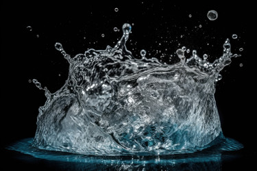 Плеск воды. чистый напиток движения. создать ии - yliv
