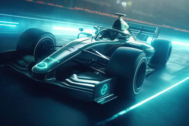 Современный автомобиль формулы-1. Генерировать искусственный интеллект - yliv