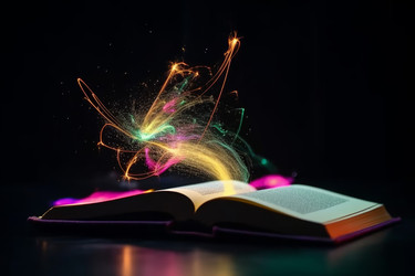 Книга с неоновой подсветкой. Изучайте школьный учебник. Создайте искусственный интеллект - yliv