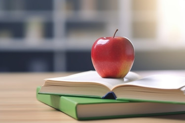 Красное яблоко в книге opeb. Генерировать искусственный интеллект - yliv