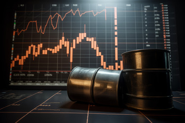Баррель нефти марки Brent. Диаграммная диаграмма. Генерировать искусственный интеллект - yliv