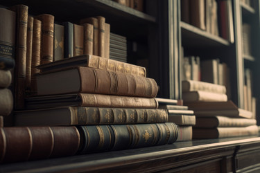 Старые библиотечные книги. Старинная литература. Генерировать искусственный интеллект - yliv