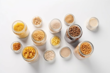 Сырые зерновые злаки. Органический продукт. Создание искусственного интеллекта - yliv