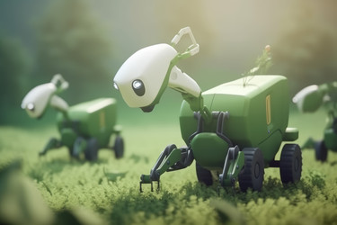 Роботы-фермеры на колесах. Генерировать искусственный интеллект - yliv