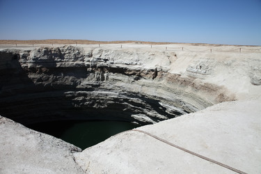 Газовый кратер Дарваза, пустыня Каракумы, Туркменистан - EOS_Canon