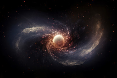 Birth universe space science. Generate Ai - yliv