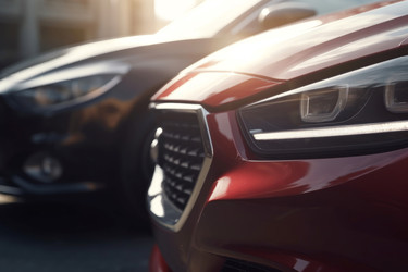 Sport car closeup. Modern vehicle. Generate Ai - yliv