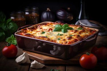 Лазанья из баклажанов. Итальянская кухня. Генерировать искусственный интеллект - yliv