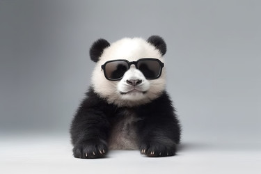 Солнцезащитные очки Baby panda. Создайте искусственный интеллект - yliv