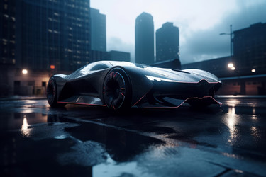 Суперкар. Новый спортивный автомобиль. Генерировать искусственный интеллект - yliv