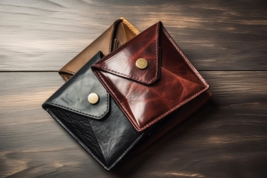 Кредитные карты в кошельке. Продажа пластиковых изделий покупателям. Генерировать искусственный интеллект - yliv