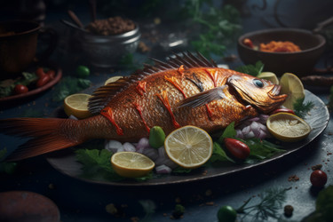 Вкусная хрустящая рыбка. Генерировать искусственный интеллект - yliv