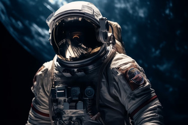 Шлем астронавта space cosmos. Ракета НАСА. Генерировать искусственный интеллект - yliv