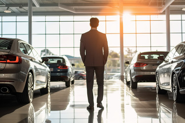 Автосалон продавца автомобилей. Генерировать искусственный интеллект - yliv