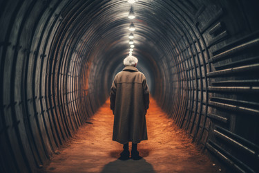 Подземный бункер современного старика. Выдержи жизнь. Генерировать искусственный интеллект - yliv