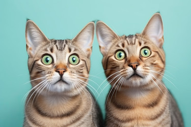 Удивленные милые кошки. Кошачье личико. Генерировать искусственный интеллект - yliv