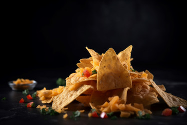 Начо из черного столового мяса. Генерировать искусственный интеллект - yliv