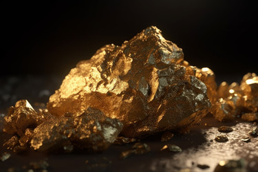 Природа каменного золотого рудника. Генерировать искусственный интеллект - yliv
