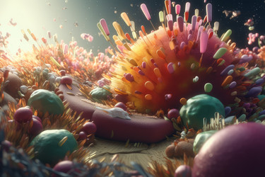 Бактерии 3d. Генерировать искусственный интеллект - yliv