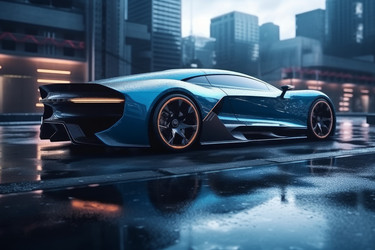 Суперскорость автомобиля. Генерировать искусственный интеллект - yliv