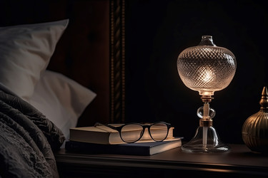 Комната с ламповыми книжными очками. Генерировать искусственный интеллект - yliv
