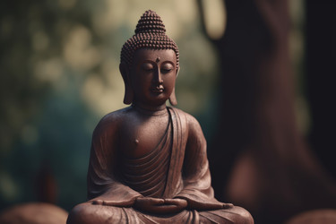 Природа статуи Будды. Храм бога. Генерировать искусственный интеллект - yliv