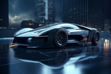 Суперспортивный автомобиль. Генерировать искусственный интеллект - yliv