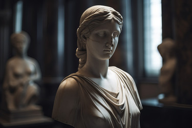 Музей мраморных статуй. Древняя история. Генерировать искусственный интеллект - yliv