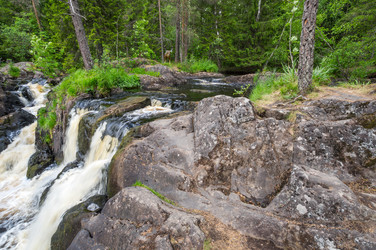 Водопад ахвенкоски в карелии - gumbao