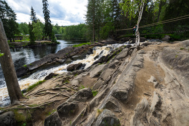 Водопад ахвенкоски в карелии - gumbao