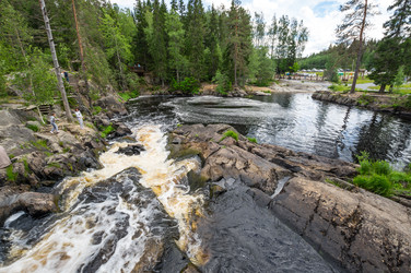 Водопад ахвенкоски в карелии - gumbao
