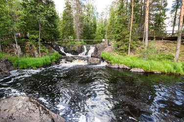 Водопад ахвенкоски в карелии - gumbao