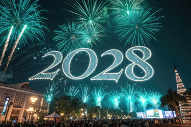 Праздничный фейерверк ознаменует наступление 2028 года яркой демонстрацией - RomanZ