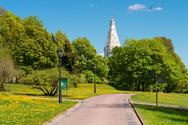 Церковь Вознесения Господня в Коломенском. Район Нагатинский затон. Москва - kostya6969