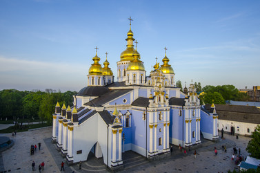 Михайловский Златоверхий монастырь. Надвратная икона. Киев Украина. (2013 год) - IgorRozhkov
