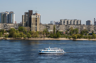 Пассажирский теплоход на Днепре. Киев, Украина. (2013 год) - IgorRozhkov