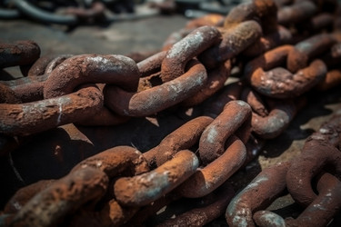 Старый инструмент для работы с железной цепью. Генерировать искусственный интеллект - yliv