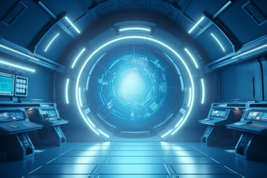 Космический исследовательский корабль освещает. Генерировать искусственный интеллект - yliv